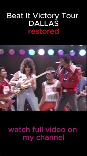Eddie Van Halen - Beat It Live Dallas 1984 | 4K Restoration Demo