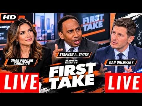 ESPN FIRST TAKE LIVE HD 10/16/2026 | GET UP LIVE | Stephen A. Smith & Dan Orlovsky Debate NFL Today