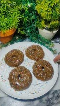 Homemade Chocolate Donuts With Colorful Sprinkles! #shorts #relatable #homemade #donuts
