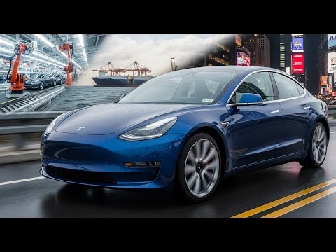 Across the Ocean to New York: Blue Model 3’s Full Delivery Route