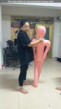 Wife's Balloon Man Prank Scares Husband! 😅 #shortsvideo