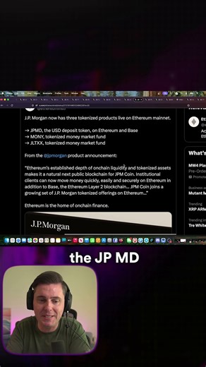 🚨JPMorgan Puts USD On Ethereum!!! #XRP