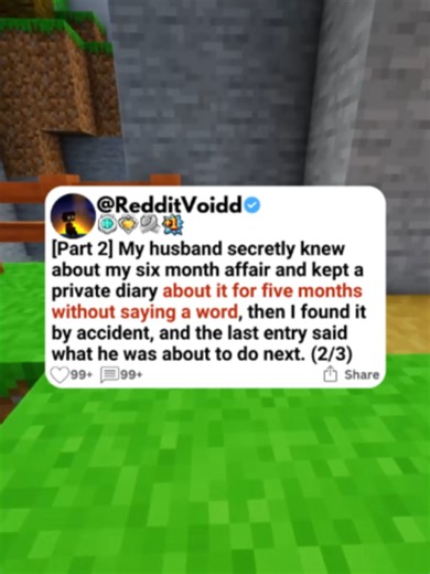 Part 2. My husband secretly knew about my six month affair and kept a private diary about it for five months without saying a word. #scalingstories #redditstories