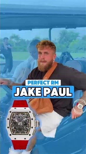 Jake Paul FLEX $450K Richard Mille RM 11-03 “Ivory” on the Golf Course ⛳⌚