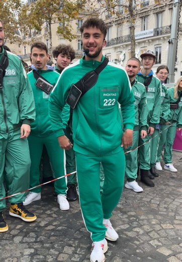 Inoxtag et le Squid Game à Paris : 1 2 3 Soleil !