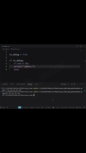 Mẹo Debug Python: Có thể bạn chưa biết #python #shorts #learnpython #pythontricks