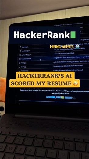 HackerRank Open-Sourced Its AI Resume Scorer 🤯 | Hiring Agent #python #ai #techhiring