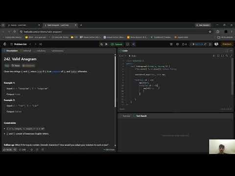 LeetCode #242: Valid Anagram | Hash Map Explained | Easy C++ Solution | Coding Interview Preparation