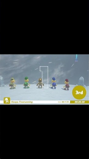 NEW PB! Snow Kingdom Koopa Freerunning In 16.99 In Super Mario Odyssey!