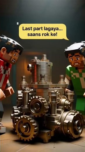 Minecraft ENGINE Builds Something MIND-BLOWING! Minecraft shorts