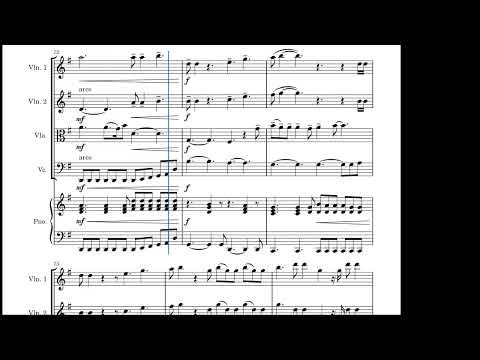 Taylor Swift Wedding Medley | Piano Quintet (String Quartet + Piano) Arrangement | Score Video