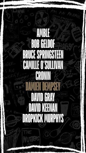 Joining the celebration '20th Century Paddy - The Songs of Shane MacGowan'!