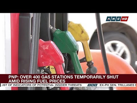 PNP: Over 400 gas stations temporarily shut amid rising fuel prices | ANC