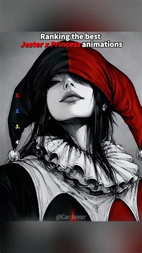 Ranking the best Jester x Princess animations.#princess #jester #couple #tweening #shortvideo #viral