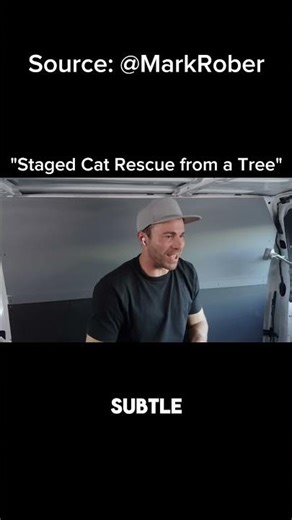 Mark Rober "Staged Cat Rescue from a Tree"