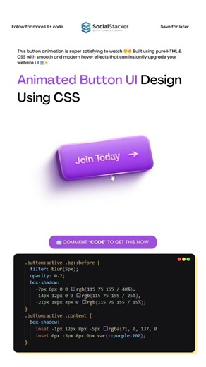 Animation button in html and css | Animated button in html and css
