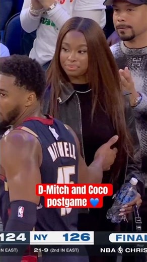 Donovan Mitchell and Coco Jones 🫶