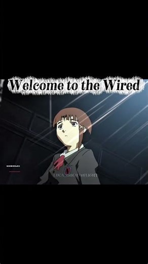 Lost in the wired.. where reality and illusions blur 📶👁️#SerialExperimentsLain #Aesthetic #AnimeEdit