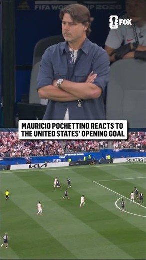 A great start for the #USMNT and Poch is LOVING IT 🫡