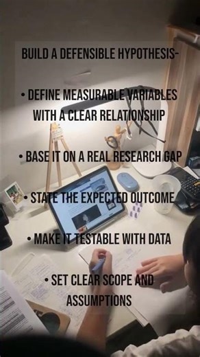 How to build a strong research hypothesis (PhD & thesis guide)
