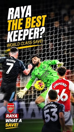McGINN DENIED! 😳 Is RAYA THE BEST GK RIGHT NOW?! Arsenal Fans GO WILD!
