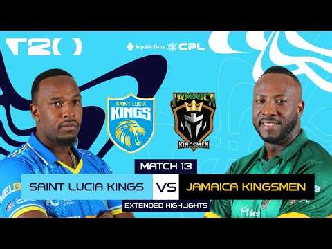 Extended Highlights | Saint Lucia Kings vs Jamaica Kingsmen | CPL 2026