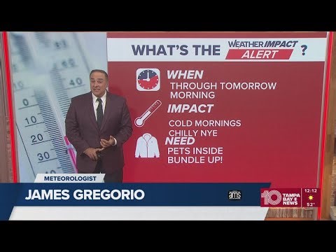 10 Weather: Wednesday midday forecast; Dec. 31, 2025