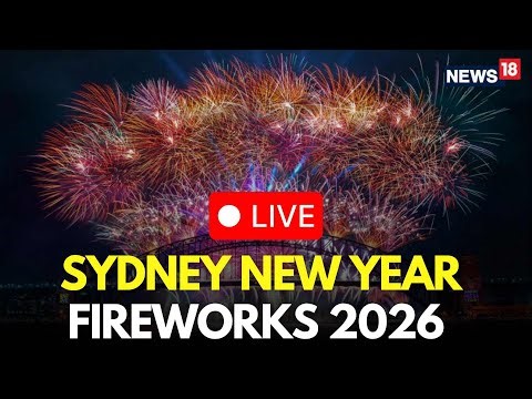 Sydney New Year Fireworks 2026 LIVE | Sydney New Year 2026 Celebration LIVE | Sydney Harbour | N18G