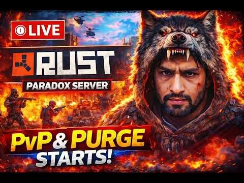 🔴 RUST LIVE INDIA | Final PvP and Purge day | #rust #pvp