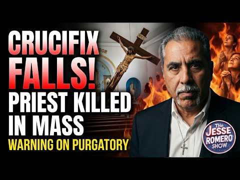 Crucifix Falls Killing Priest During Live Mass – Catholic Warning on Purgatory