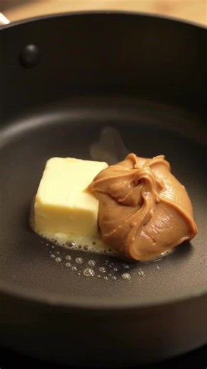 Make peanut butter fudge with these easy steps 🤤 #peanutbutterfudge #dessert #homemade #chroma #recipetutorial
