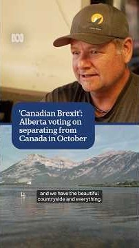 Could Alberta's vote be Canada's 'Brexit' moment? | ABC NEWS