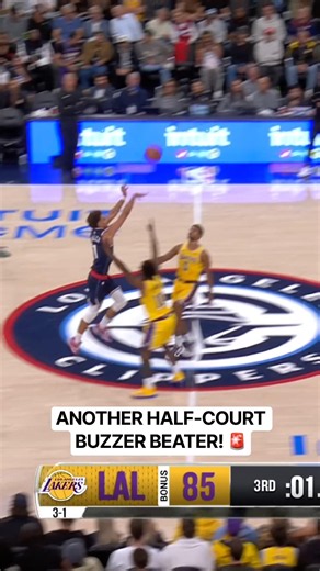 Keaton Wagler from half-court to beat the buzzer! 🚨