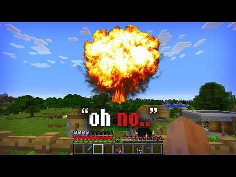 Can I Survive NUCLEAR WAR in Minecraft