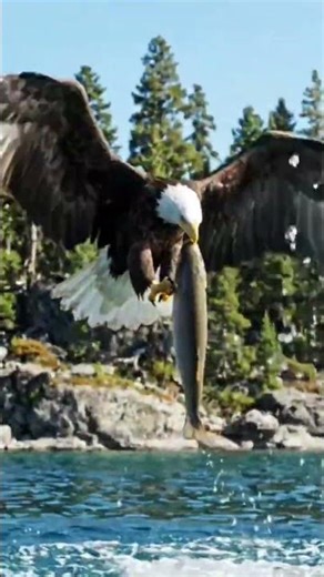 ​Sky Strike: The Bald Eagle’s Masterclass #BaldEagle #Wildlife #Nature #EagleHunt