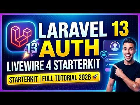 Laravel 13 Login & Registration System using Livewire 4 | Full Tutorial 2026 🚀