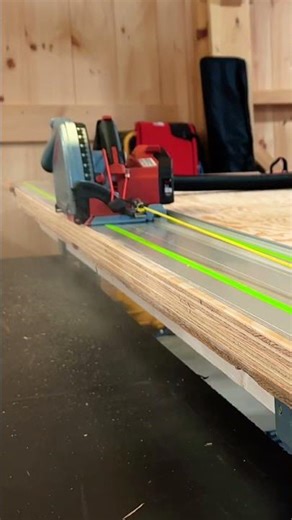 Testing the Mafell Tracksaw.