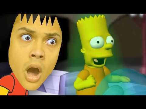 BART SIMPSON GETS ABDUCTED BY ALIENS !!! (Simpsons Hit and Run)
