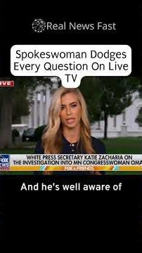 Katie Zacharia REPEATEDLY Dodges Fox & Friends on Ilhan Omar