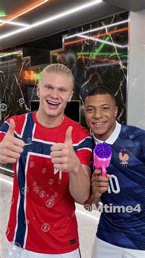Mbappé Made Haaland Look Magical 🪄🫧 #parody #football #haaland #worldcup