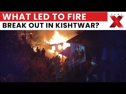 Breaking News | Kishtwar Fire Incident: Gas Cylinder Explosion Sparks Blaze in Dachhan | NewsX