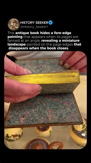 This Antique Book Has A Secret Work Of Art 🎨🤯