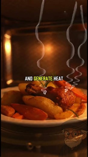 What happens inside a microwave?