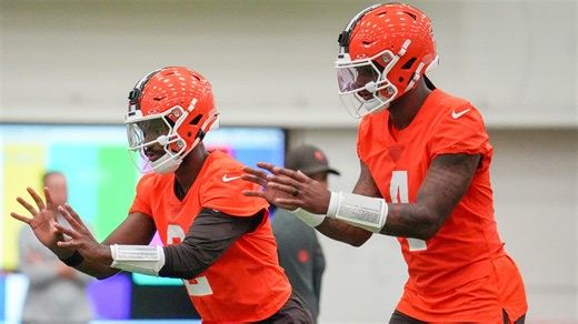 Shedeur Sanders has 'come a long way' in development, Browns coach says
