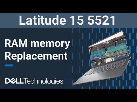 Latitude 15 5521 | How to replace the RAM memory module