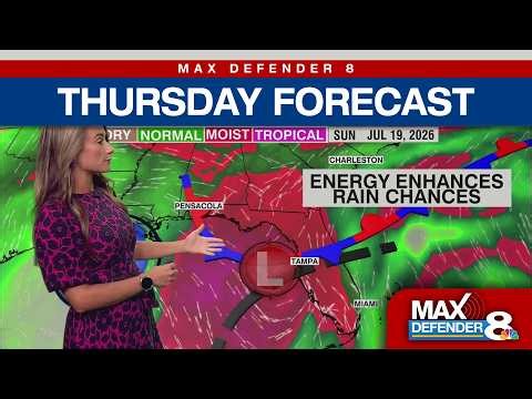Thursday Tampa Forecast | Max Defender 8