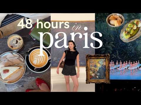 48 hours in paris 🇫🇷🥐 best bistros, cafes, shopping, things to do
