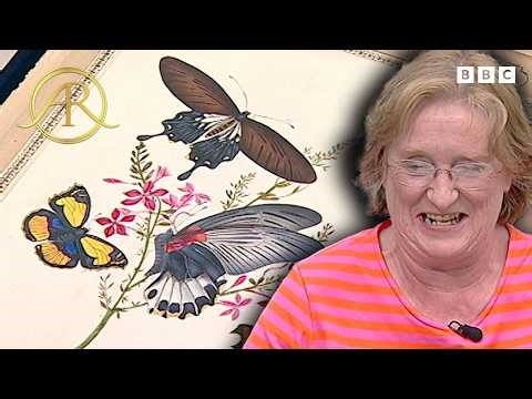 Owner Stunned As Butterfly Watercolours Hit Five Figures Valuation | Antiques Roadshow UK