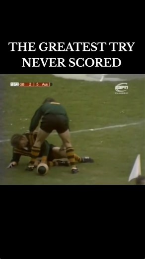 In the 1972 Rugby League World Cup Final between Australia and Great Britain, Graeme Langlands was denied a try which was later described as the "Greatest try never scored" by the media. The try was disallowed by French referee Georges Jameau for offside but was later proved to be onside. The match would finish 10-10 but Great Britain were awarded the trophy due to finishing higher in the group stages. #reels #superleague #nrl #rugbyleague #rugby | Rugby League History