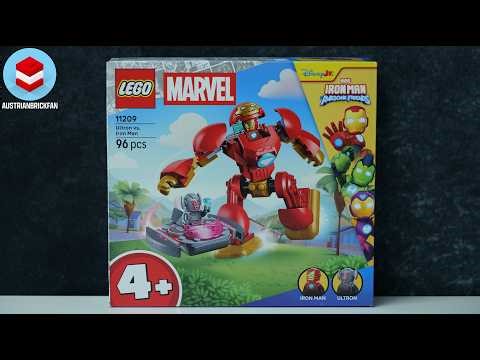 LEGO Marvel Iron Man and his Amazing Friends 11209 Ultron vs. Iron Man - LEGO Speed Build Review